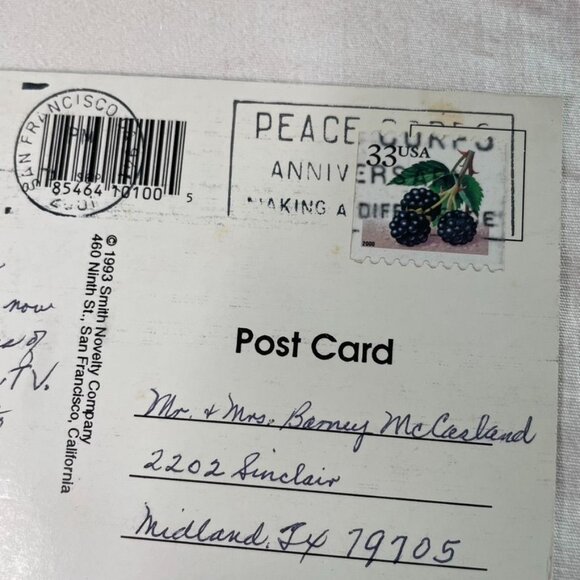 Vintage Postcard Golden Gat Bridge San Francisco California u 2001 - Picture 3 of 3